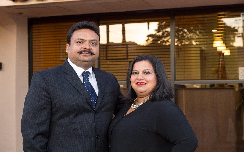 Doctor Sharma and his wife